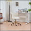 Chaise de bureau rembourrée avec roues pivotantes réglables, conception ergonomique pour bureau à domicile, salon, chambre à coucher et coiffeuse-485176416