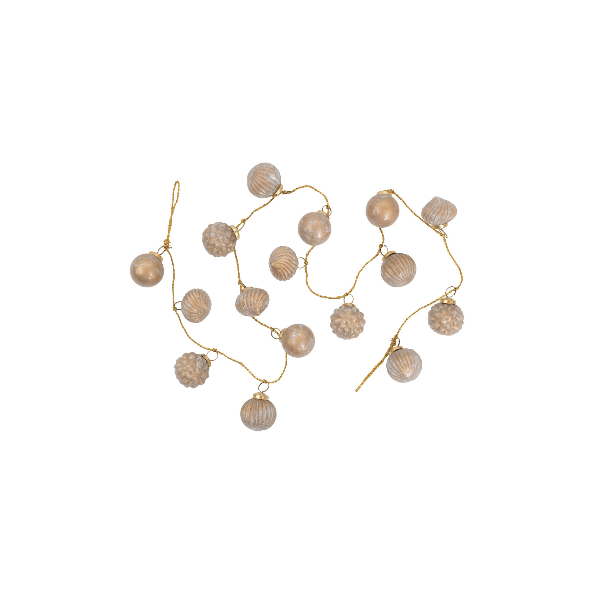 Jarah 6' Taupe Bead Novelty Garland