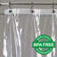 Rideau de douche en vinyle robuste de haut calibre 10-24061410-112310086
