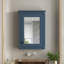 Armoire de rangement murale pour salle de bain avec miroir, tablette réglable et conception compacte pour les salles de bain modernes.-705374164