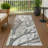 Machine Washable Indoor/Outdoor Bourkelands ACN2336 Botanical Rug-323470145