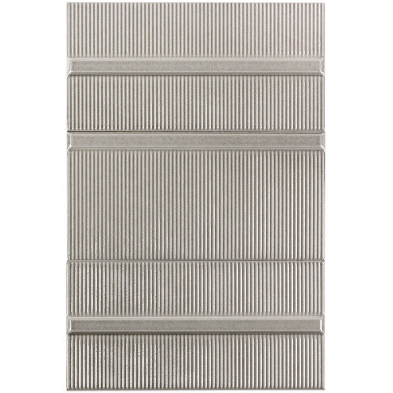 Carreau de céramique grise 4 "x 8" Magnitude Azul
