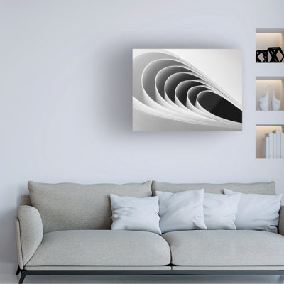 Jacqueline Hammer  Paper Crescents Canvas Art