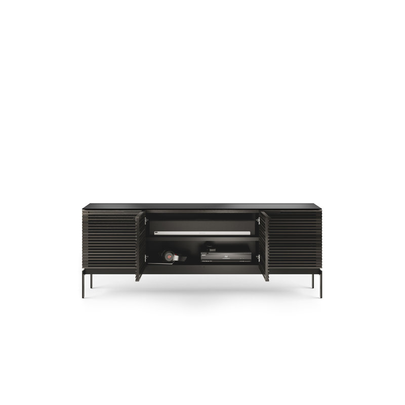 Corridor Media Console, Charcoal Stained Ash