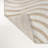 Aldrik High-Low Abstract Groovy Striped Beige/Cream Indoor/Outdoor Rug-1833791637