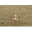 Tapis décoratif vert Gabbeh 3 x 5