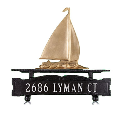 Enseigne de boîte aux lettres à 1 ligne