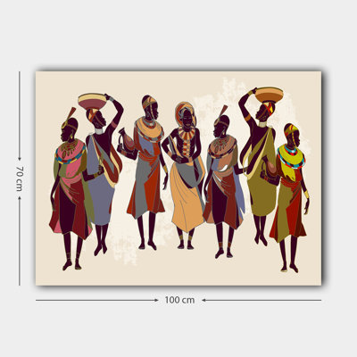 Superbe peinture décorative sur toile, 27,6 po x 39,4 po | 100% toile avec cadre 100% bois (épaisseur: 1,2 po) | Parfait pour le salon, la chambre à coucher ou le bureau, les couleurs vives et le design élégant pour rehausser tout espace