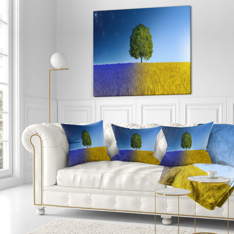 Landscape Throw Pillow, 18" x 18", Throw Pillow