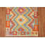 Tapis oriental coloré Kilim 3 x 17