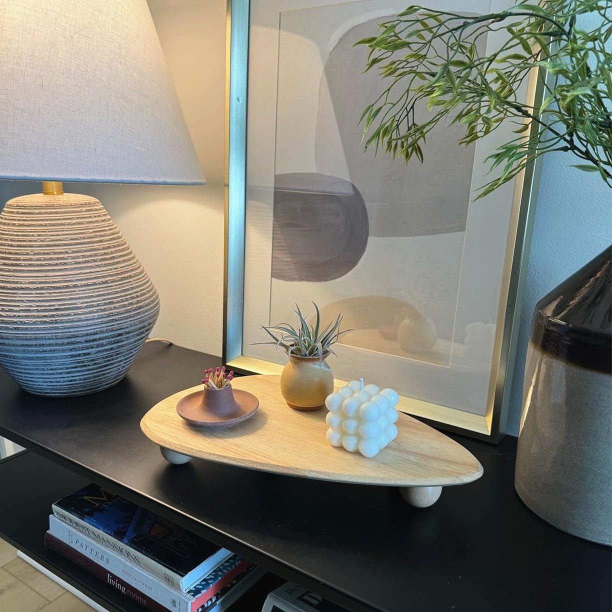 Ivy Bronx Wood Riser For Display, Wooden Pedestal Stand For Decor, Wood ...