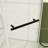 35 In. W X 72 In. H Neo-Angle Pivot Semi-Frameless Corner Shower Enclosure In Matte Black-120047419