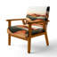 Chaise rembourrée Desert - Fauteuil Burnt Sage Horizon-1580806280