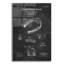«Horseshoe Blueprint Vernis Chalkboard», art mural en verre acrylique-82437139