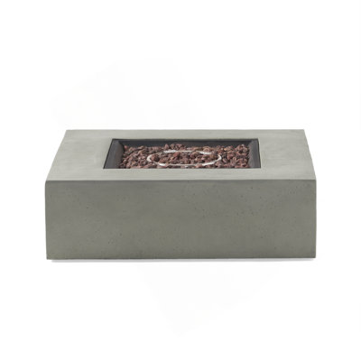 50 000 BTU SQUARE MGO FIRE TABLE TANK OUTSIDE