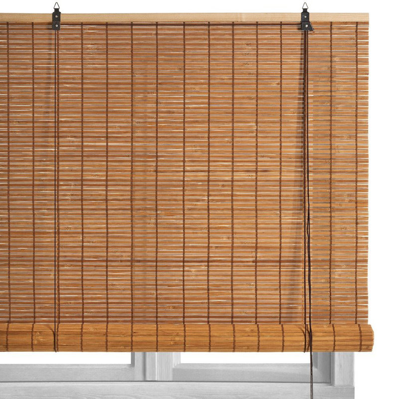 Semi Sheer Bamboo Roll-Up Shade, 180 cm L x 90 cm W