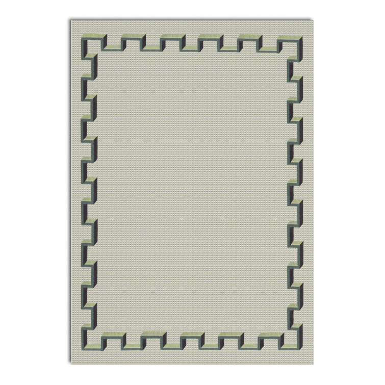 Inga Rectangle Machine Woven Polypropylene Indoor / Outdoor Area Rug