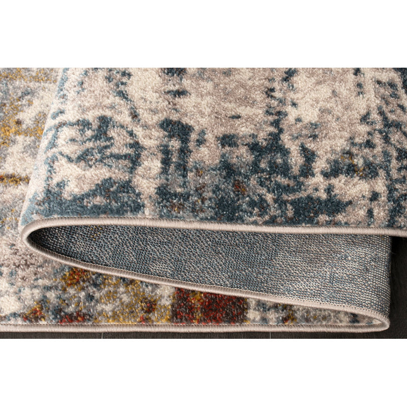 Oklee Abstract Indoor Rug, Rectangle 2'7" x 4'11"