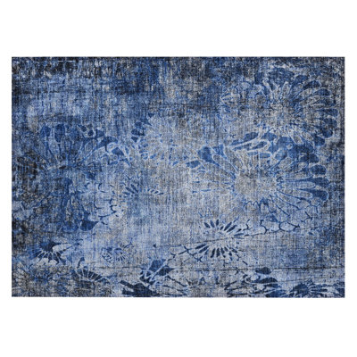 Machine Washable Indoor/Outdoor Derrick ACN2224 Floral Rug