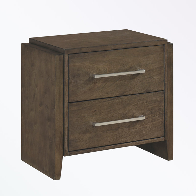 Table de chevet 2 tiroirs Adaire