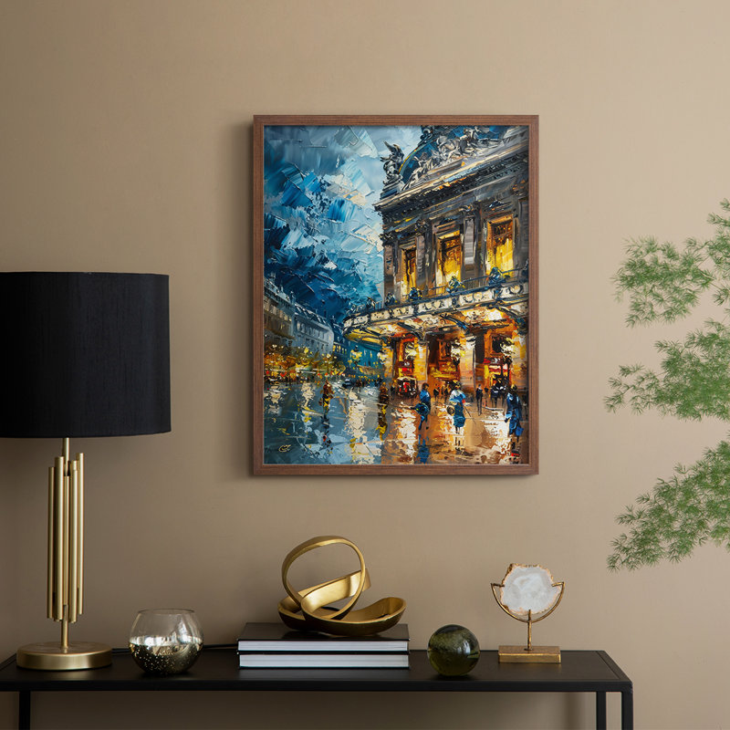 " LANDSCAPES Series CCCLXII ", 21" H x 17" W, Walnut