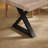 Colin X-Base Dining Table-71006461-71006466-71006468
