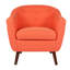 Upholstered Barrel Chair-557459967