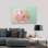 Plantes, fleurs, éclaboussures, art mural