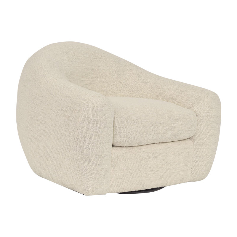 Terriah Upholstered Swivel Armchair