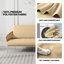 Housse pour canapé-lit réversible en tissu de polyester réversible avec fermeture à glissière 3 côtés-96484516-87758523