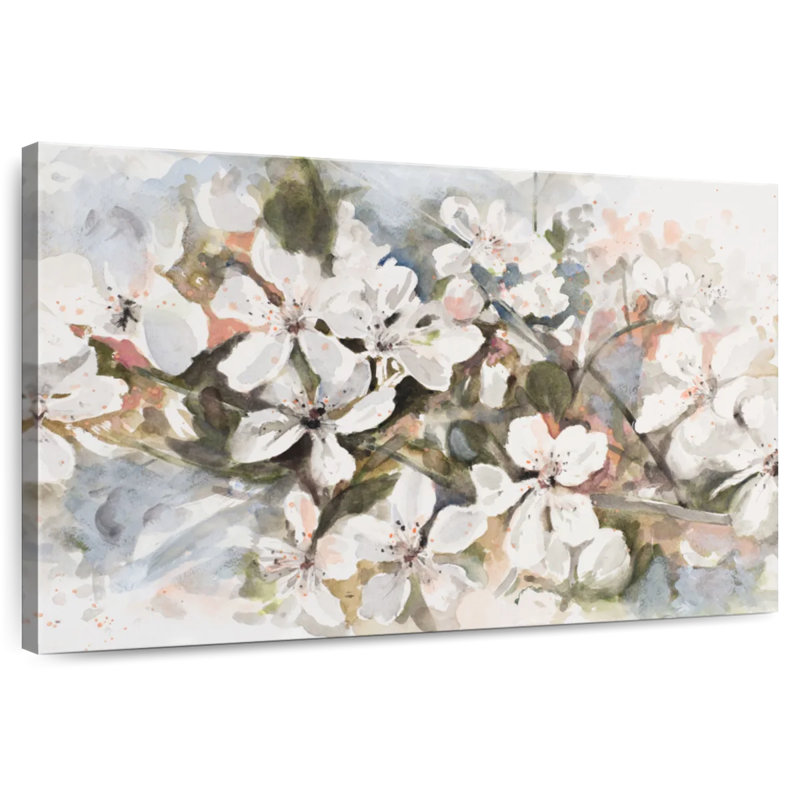 Fleur de pêche douce Harnek, H 32 po x l 48 po