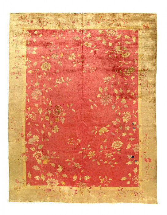 Chinese Fine Hand knotted Art Deco 8'11'' X 11'3''