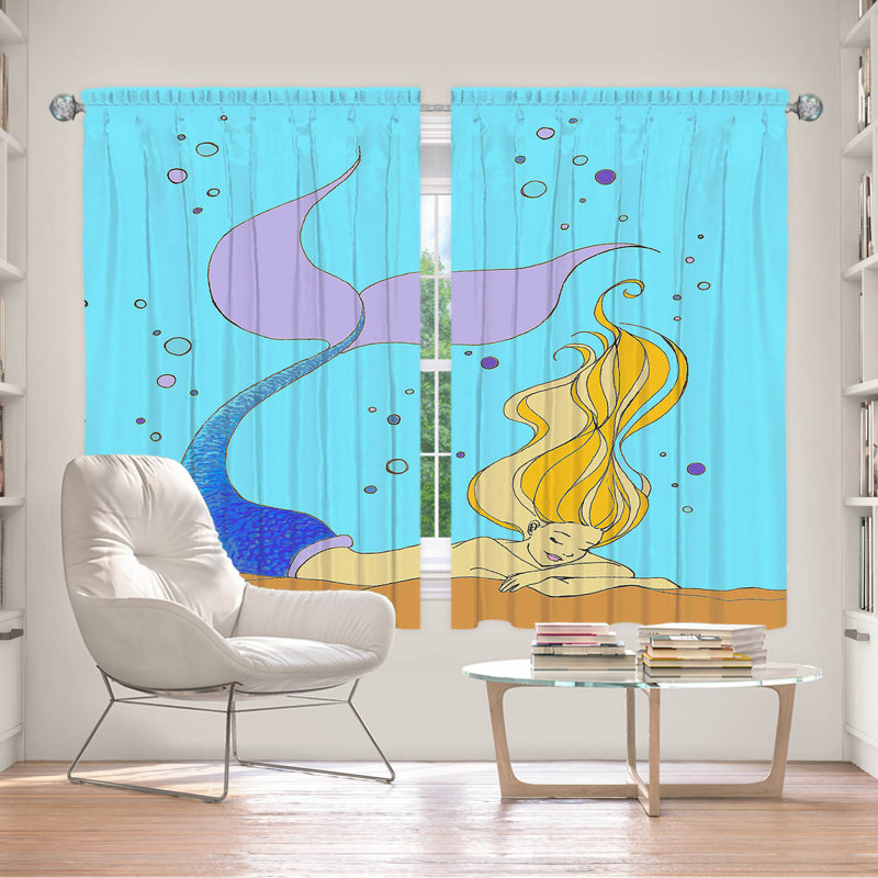 Room Darkening Curtain Pair, 56" W x 78" L, Pink