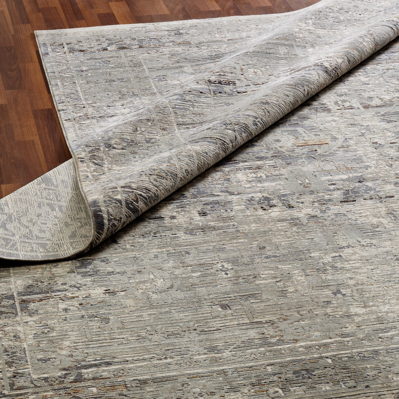 Hendricksen Southwestern Area Rug in Gray, Runner 2'6" x 12'