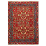 Burano Hand Knotted Wool Geometric Area Rug