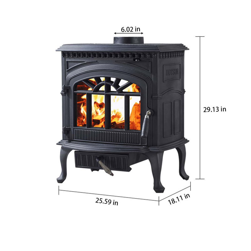 European-style cast iron fire heating fireplace