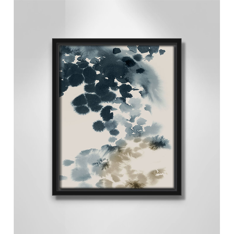 «Emerald Azure I Print» par Casa Fine Arts, Noir, H 11,5 po x l 9,5 po