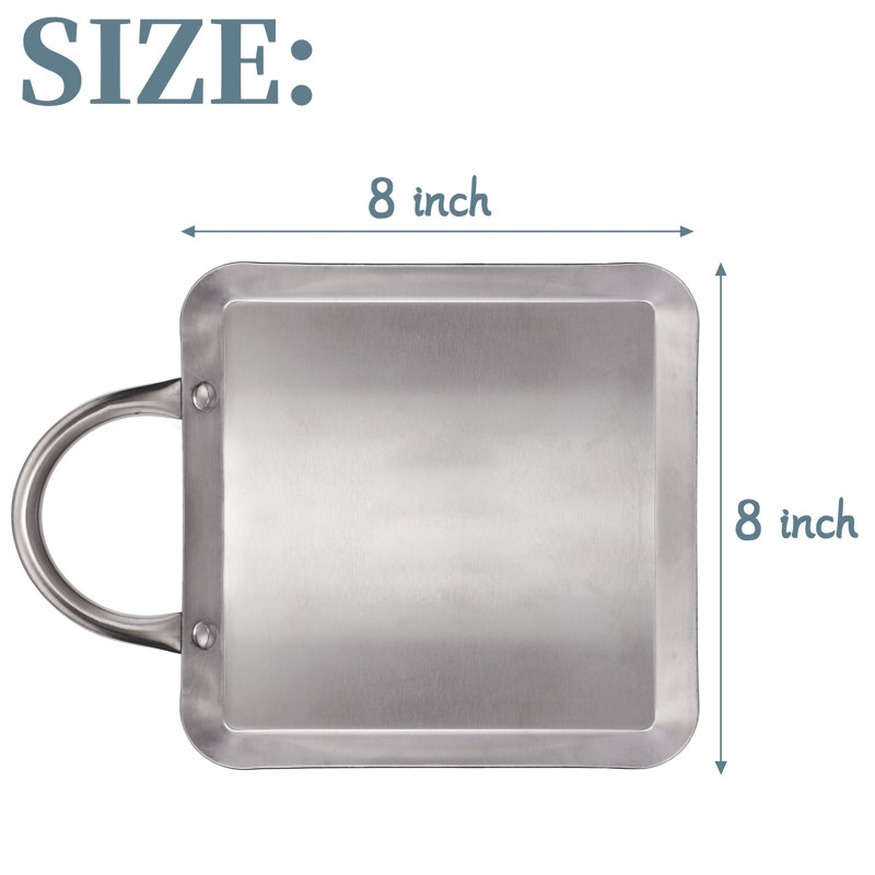 8'' Stainless Steel Griddle