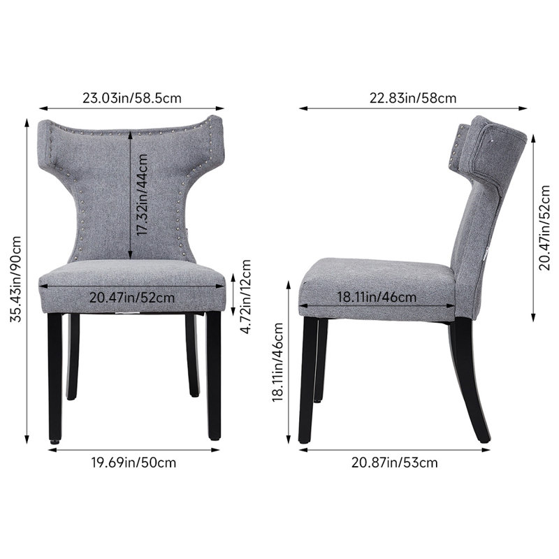 dining chair, Grey