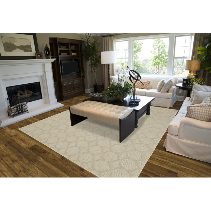 Tapis brun clair à motif géométrique Togut, Rectangle 9 pi x 12 pi