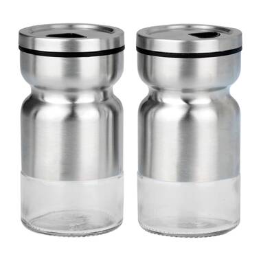 Home Basics Essence Collection 2 Piece Salt and Pepper Set