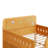 Wooden Full Size Bed With LED Light, Storage Drawers, Wood Color-1519027321