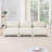 105.9" Chenille Upholstered Pillow-Top Arm Sofa Couch-2009285251-2009285254
