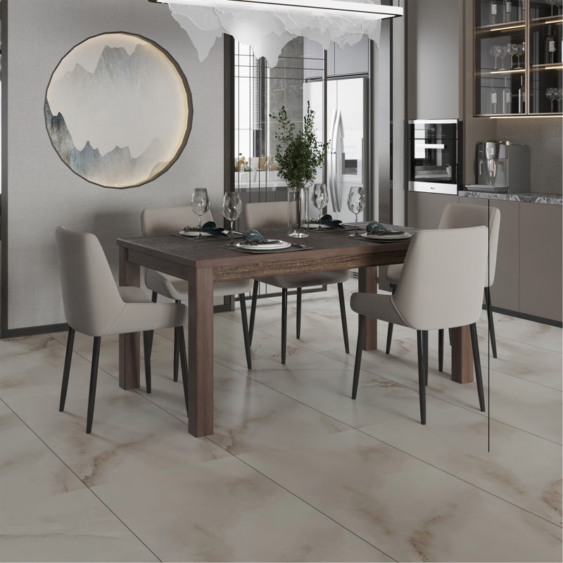 Table de salle à manger polyvalente en bois pour les réunions de famille et les petits espaces, alliant style et fonctionnalité.