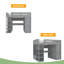 Lit mezzanine avec bureau et garde-robes-1699787058