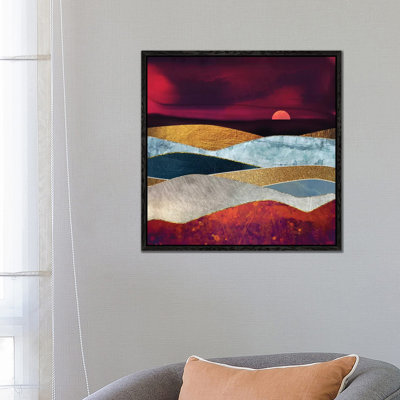 Crimson Sky - Print on Canvas