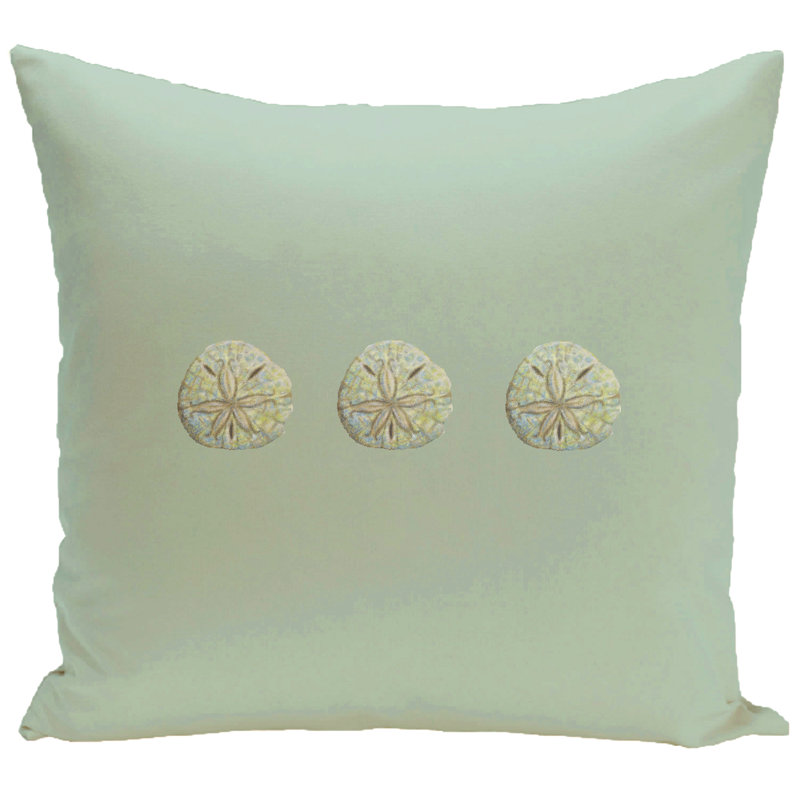 Reversible Throw Pillow, 20" H x 20" W, Green