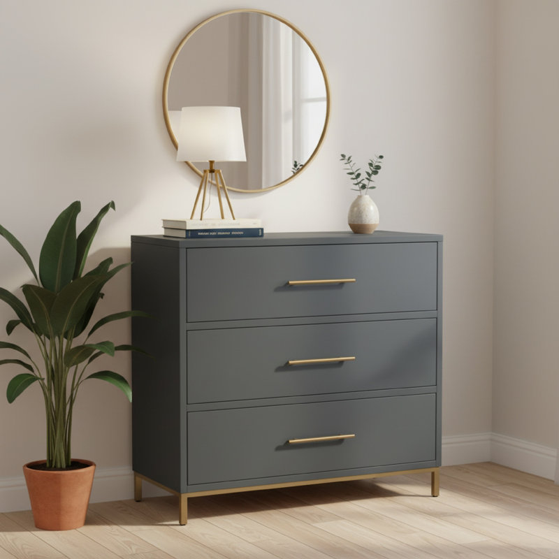 Commode 3 tiroirs l 36 po Gurseerat