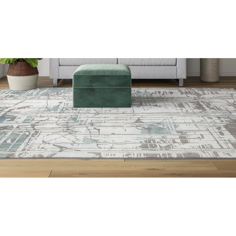 Hickerson Abstract Indoor Rug, Rectangle 5' x7'