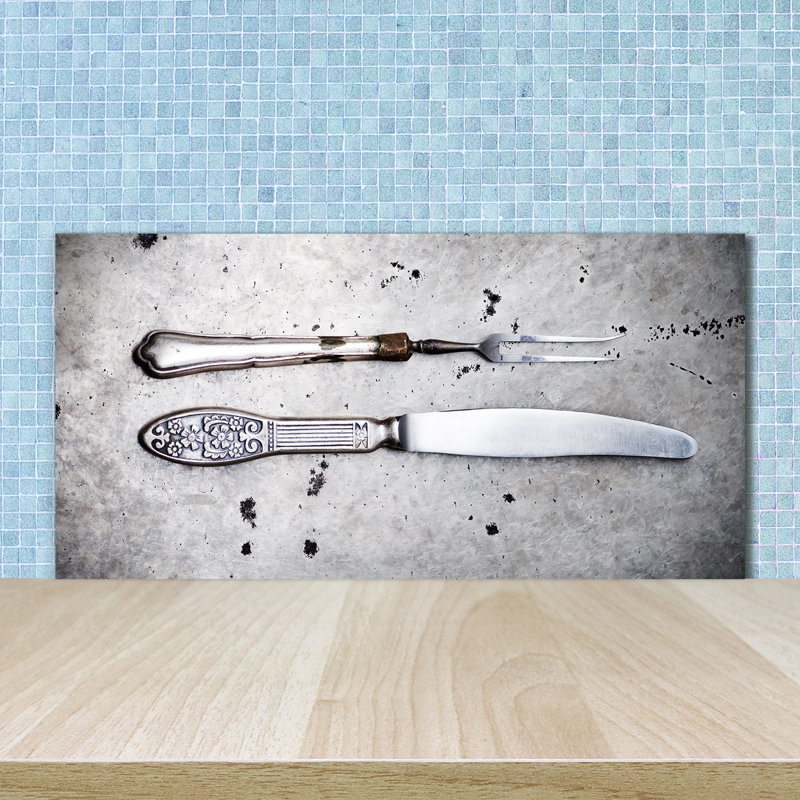 50cm W x 100cm L Glass Peel and Stick Panel
